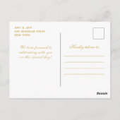 Carte Postale Quinceañera princesse florale rouge (Dos)