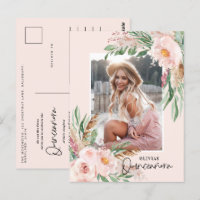 Quinceañera rose rose pâle poule photo florale ann