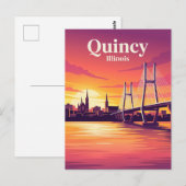 Carte Postale Quincy Illinois (Devant / Derrière)