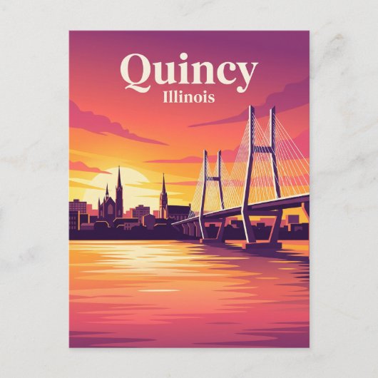 Carte Postale Quincy Illinois (Devant)