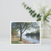 Carte Postale Quincy, Illinois, sur le Mississippi (Debout devant)