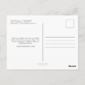 Carte Postale Quinn - Moveable Heart Blush Alaska Map Date de sa (Dos)