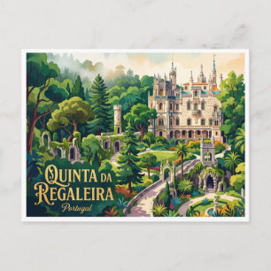 Carte Postale Quinta da Regaleira Sintra Portugal