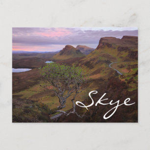Carte Postale Quirak paysage de lever du soleil sur Skye