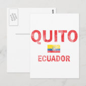 Carte Postale Quito Ecuador (Devant / Derrière)