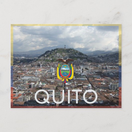Carte Postale Quito - Équateur (Devant)