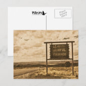 Carte Postale quitter coloré colorado (Devant / Derrière)