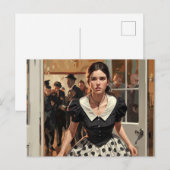 Carte postale "Quitter le Parti" (Devant / Derrière)