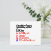 Carte Postale Quiz du géologue...Plaisanterie (Debout devant)