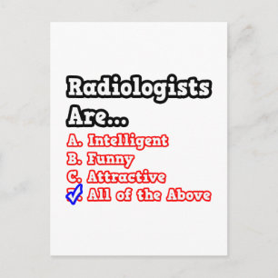 Carte Postale Quiz du radiologiste...plaisanterie