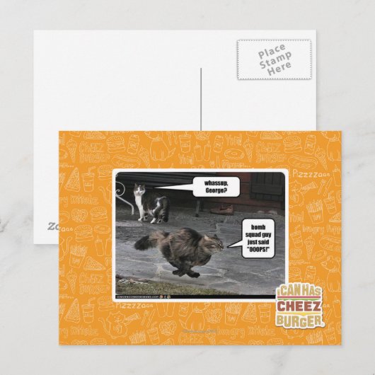 Carte Postale quoi, George ? (Devant / Derrière)