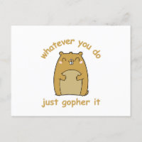 Quoi que vous fassiez, Gopher le simplement