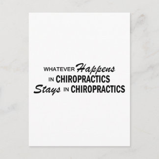 Carte Postale Quoi qu'il arrive - Chiropractics