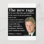 Carte Postale Quota de Bill Clinton (Devant)