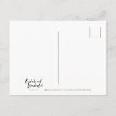 Carte Postale Quota de Floral Pride & Prejudice Jane Austen Book (Dos)