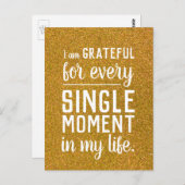 Carte Postale Quota inspiratoire I Dans la déclaration Motivatio (Devant / Derrière)