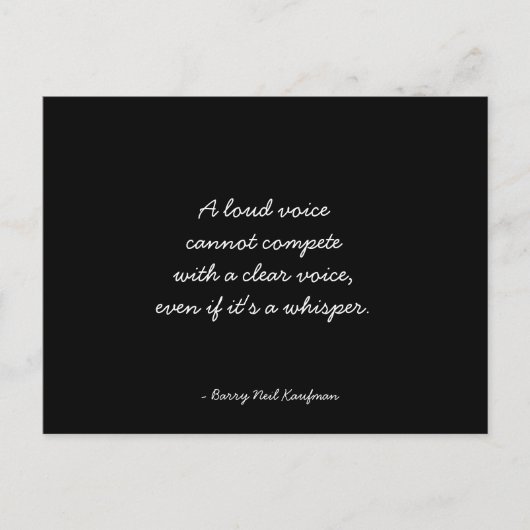 Carte postale Quotable - inspiration (Devant)