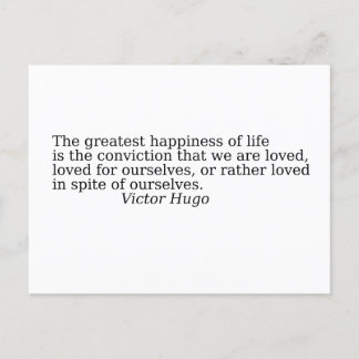 Carte Postale Quote about life