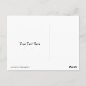 Carte Postale Quote de maison Golden Retriever (Dos)