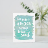 Carte postale Quote-Part mer Watercolor (Debout devant)