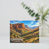 Carte Postale Quthing Lesotho (Debout devant)