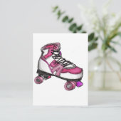 Carte Postale R est pour Rollerskate (Debout devant)