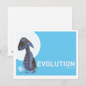 Carte postale (R)ÉVOLUTION,DARWIN A DIT (Devant / Derrière)