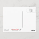 Carte Postale RAB Rockabilly Pink Cheetah Imprimer (Dos)