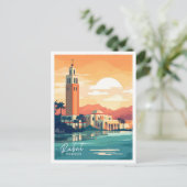 Carte Postale Rabat Maroc Afrique Voyage Lieu illustration (Debout devant)