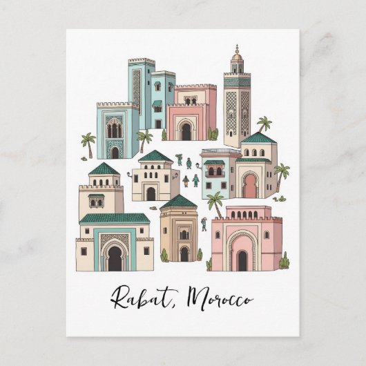 Carte postale Rabat Maroc Travel (Devant)