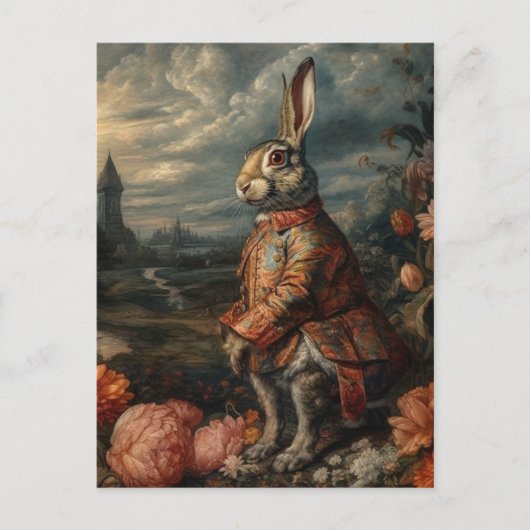 Carte Postale Rabbit adorable (Devant)