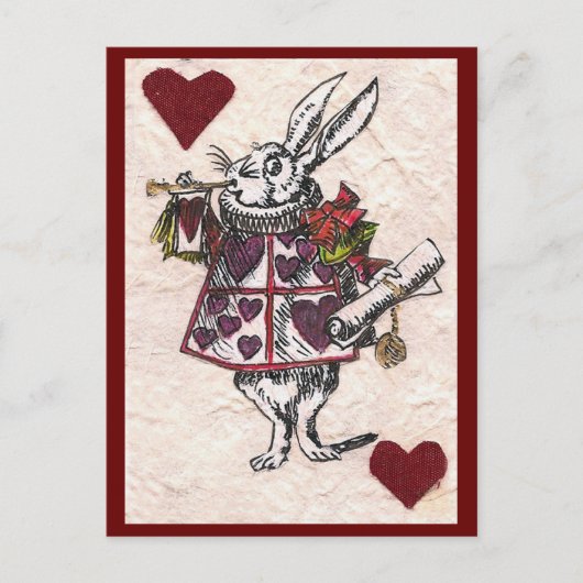 Carte postale Rabbit blanc (Devant)