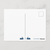 Carte postale Rabbit blanc (Dos)
