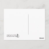 CARTE POSTALE RABBIT COSMIQUE (Dos)