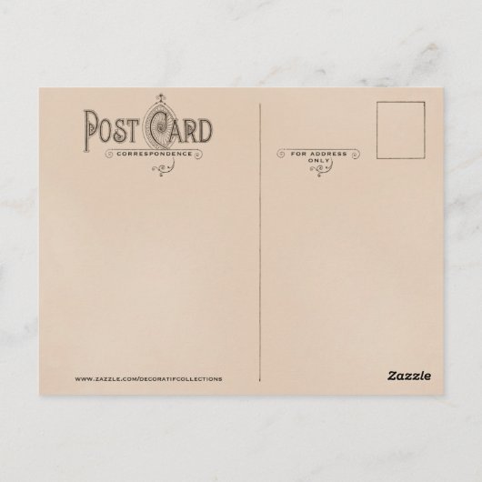 Carte postale Rabbit décembre (Dos)