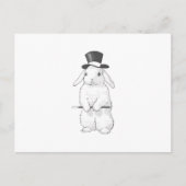 CARTE POSTALE RABBIT MAGICIAN (Devant)