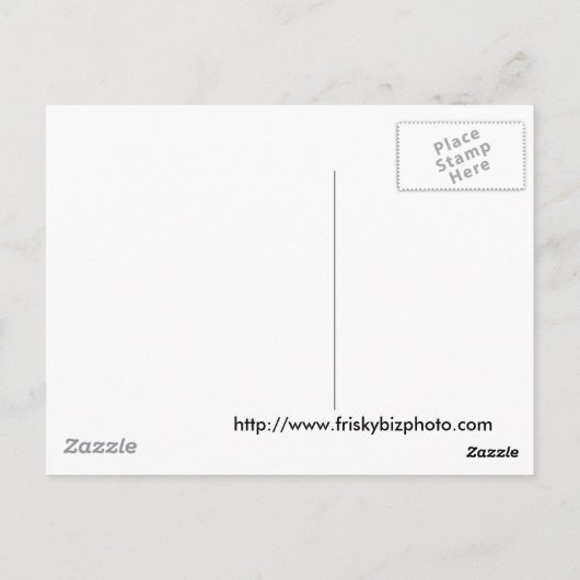 Carte Postale Rabbit Manger le nez de Snowman (Dos)