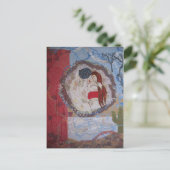 Carte postale Rabbit rouge (Debout devant)