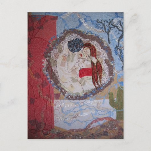 Carte postale Rabbit rouge (Devant)
