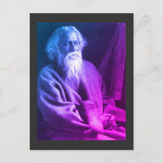 Carte postale Rabindranath Tagore (Devant)