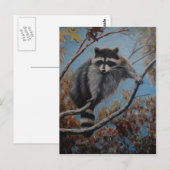 Carte Postale Raccoon (Devant / Derrière)