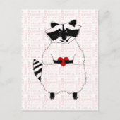 Carte Postale Raccoon (Devant)