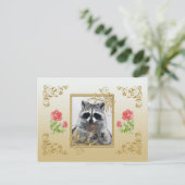 Carte postale Raccoon (Debout devant)