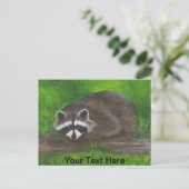 Carte Postale Raccoon (Debout devant)