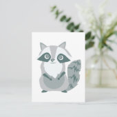 Carte Postale Raccoon (Debout devant)