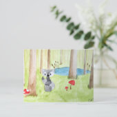 Carte Postale Raccoon (Debout devant)