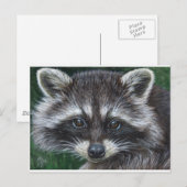 Carte Postale Raccoon #3 (Devant / Derrière)