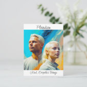 Carte Postale Race extraterrestre alien Pléiadien (Debout devant)