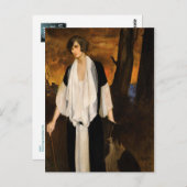 Carte Postale Rachel Strong par Léon Bakst 1924 (Devant / Derrière)