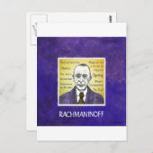 Carte Postale Rachmaninov (Devant / Derrière)
